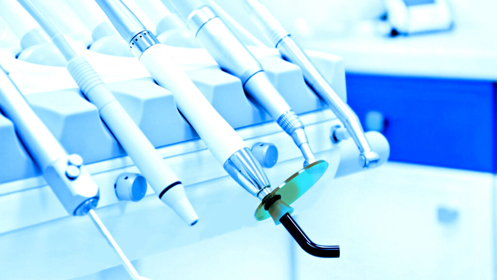 Image of dental instruments which cause patients to ask how often they should have a dental cleaning.